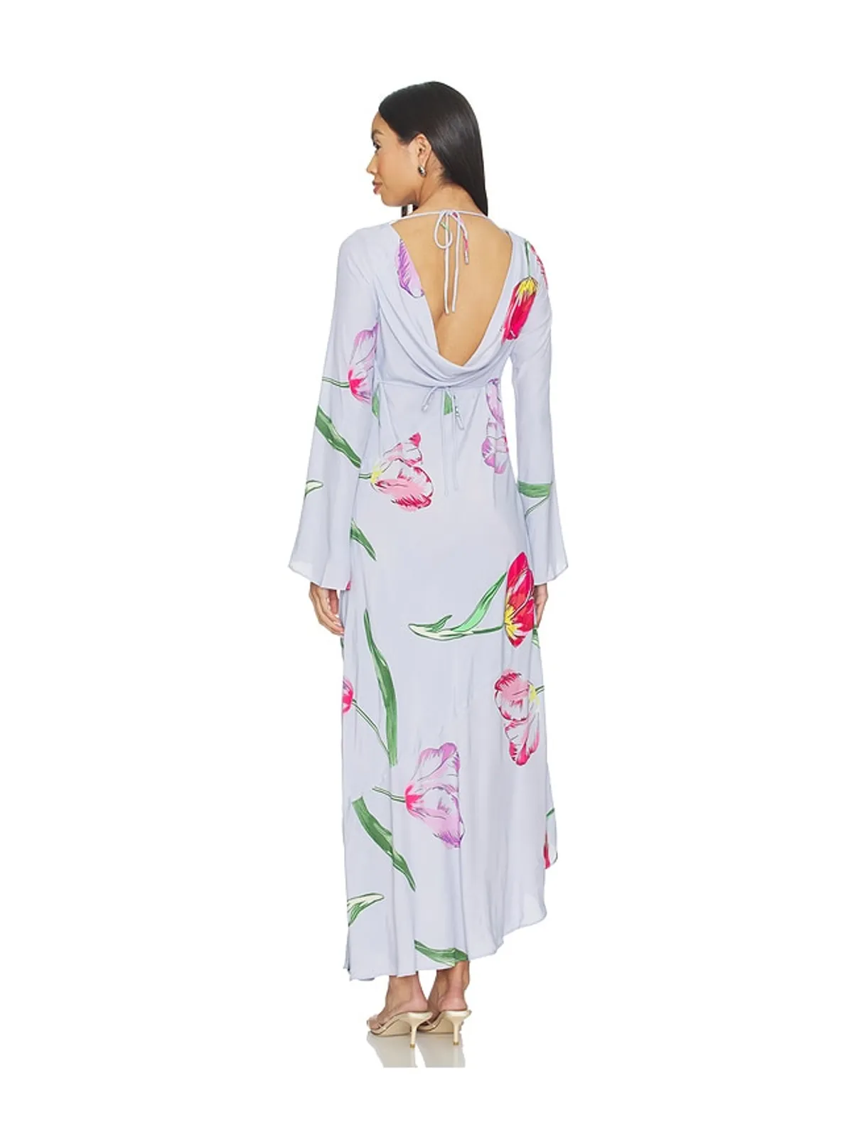 Free People FREE PEOPLE ZADIE ダイアゴナルシームミディドレス - 画像4