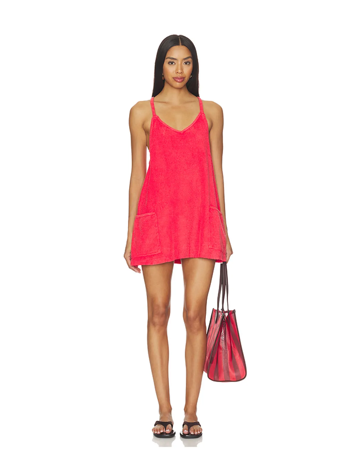 Free People x FP Movement Hot Shot Mini Towel Terry Dress - 画像1