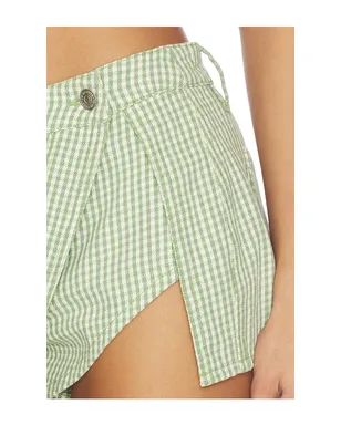 Free People Georgie Gingham Micro Skort - サムネイル6