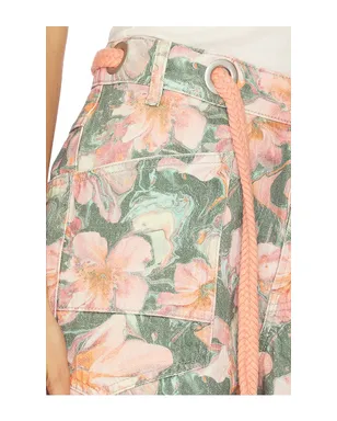 Free People WE THE FREE MOXIE プリントショートパンツ - Green,Coral. - サムネイル6