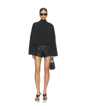 Free People STAR DUST フェイクレザーショートパンツ - サムネイル5
