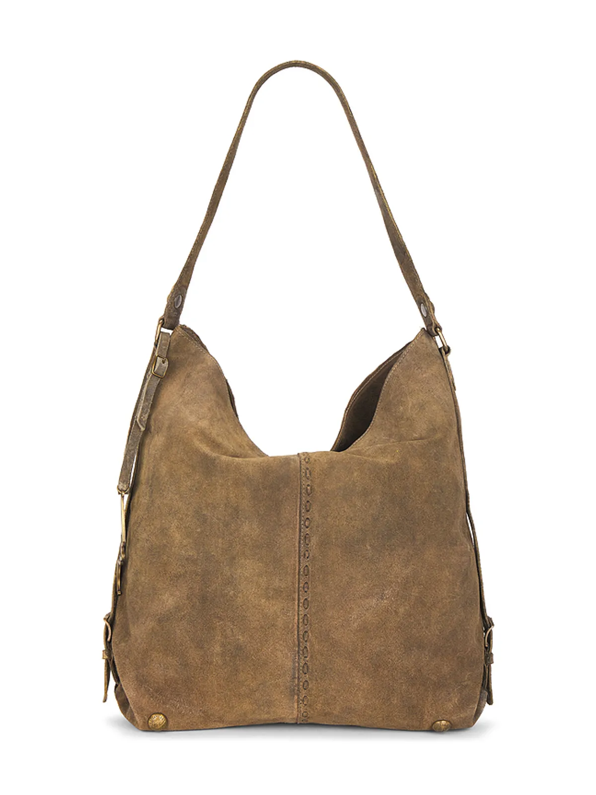 Free People Wtf Dallas Distressed Shoulder Bag - 画像1