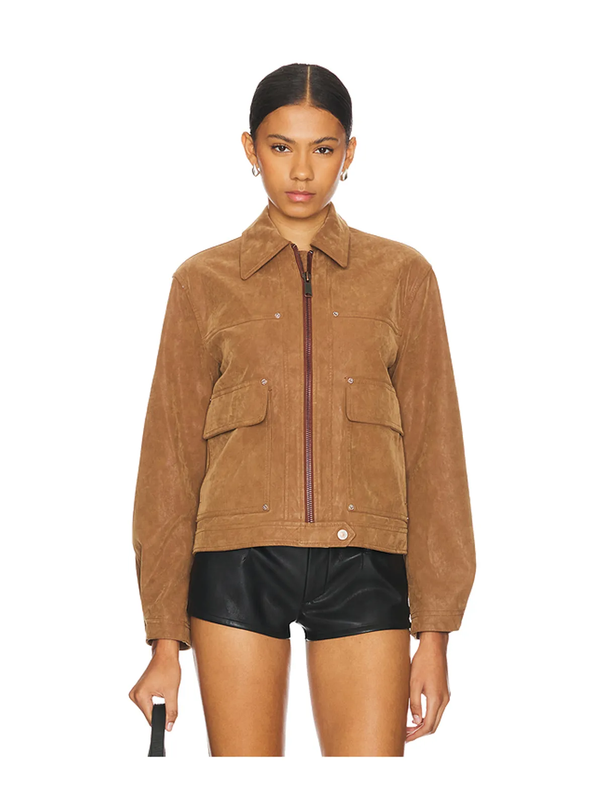 Free People FREE PEOPLE BLAIR フェイクスエードジャケット - 画像2