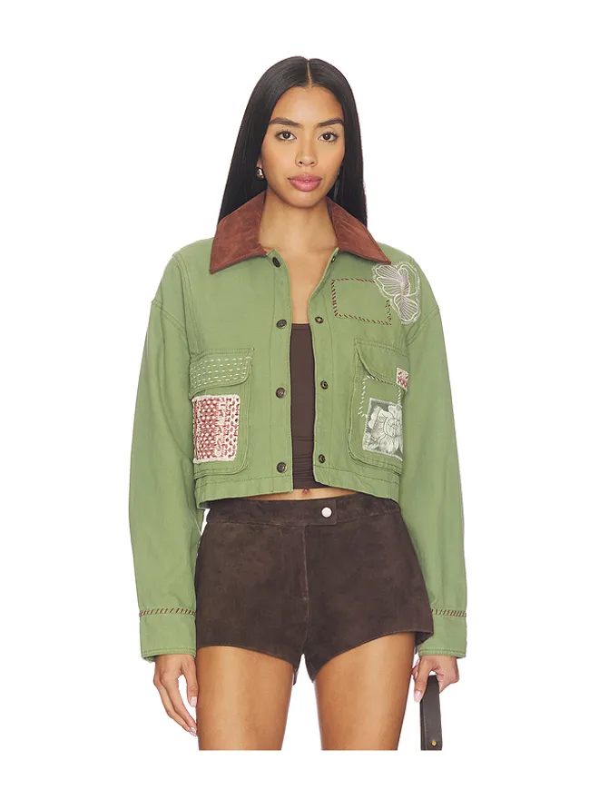 Free People Free People MARTHA ワークウェアアップリケジャケットの商品画像