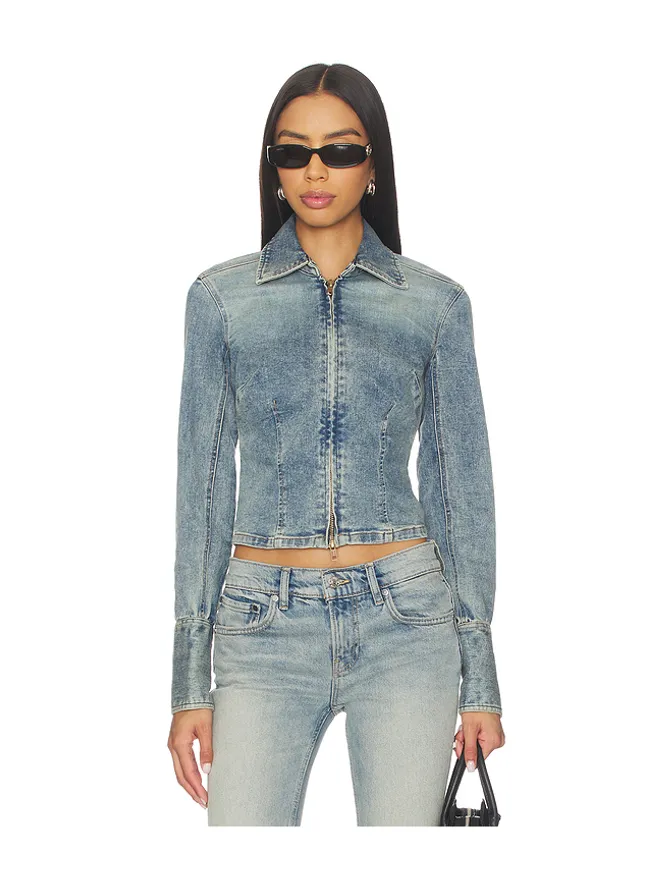 Free People Free People SAMMY ジップデニムジャケットの商品画像