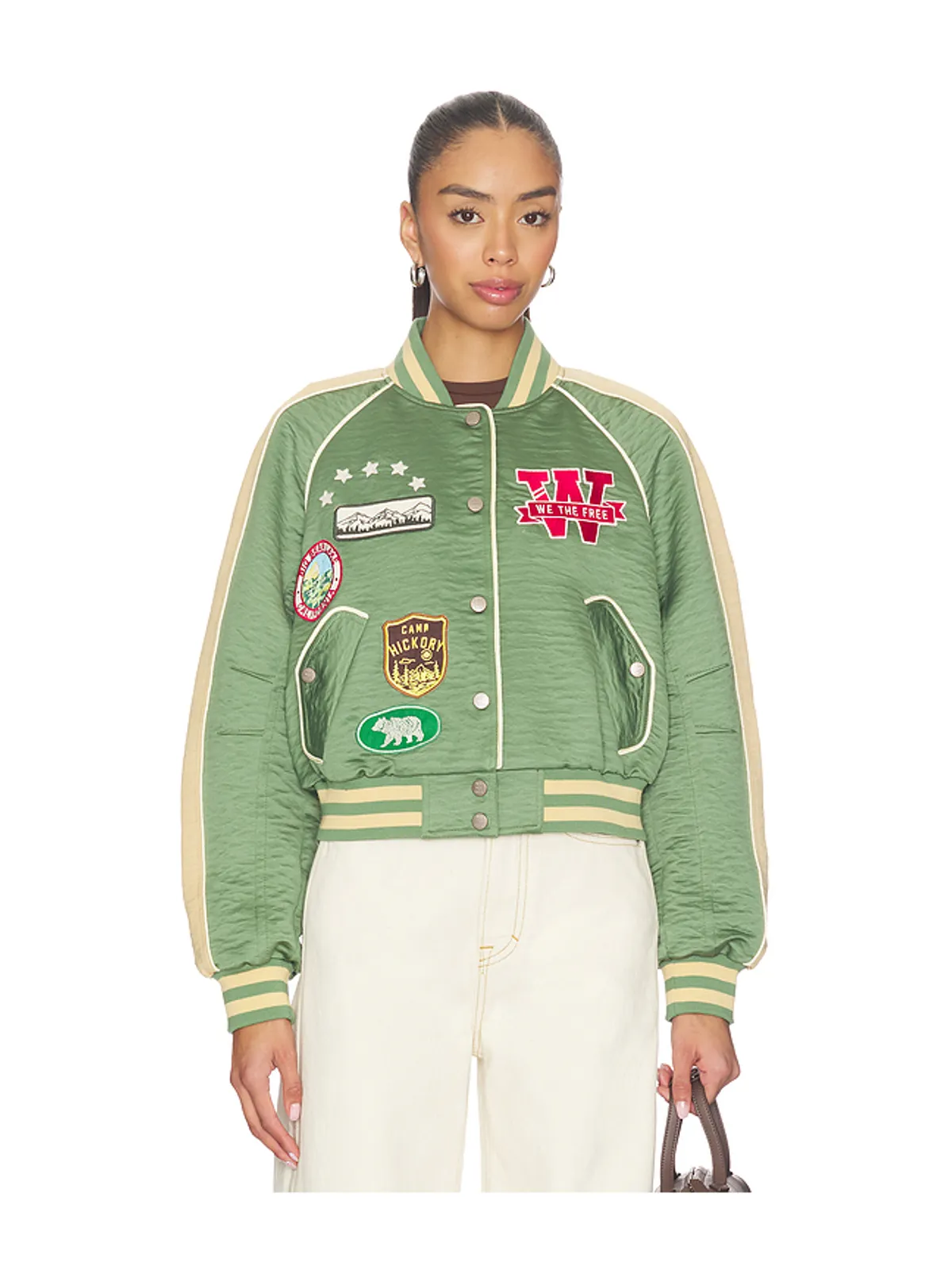 Free People WE THE FREE STAR POWER SOUVENIR ジャケット - 画像2