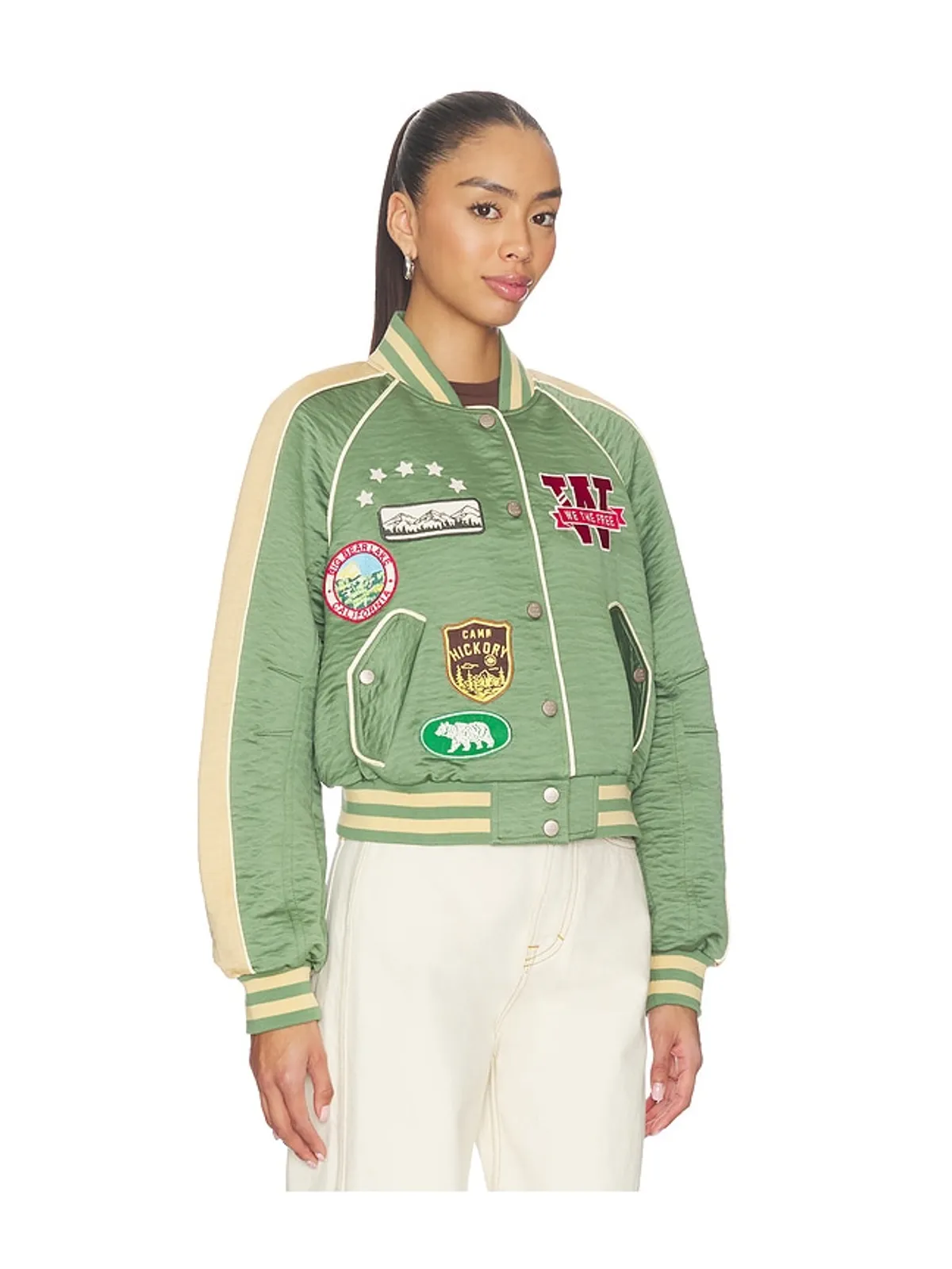 Free People WE THE FREE STAR POWER SOUVENIR ジャケット - 画像3