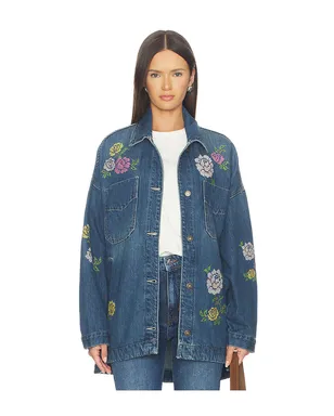 Free People WE THE FREE MADISON CITY 刺繍入りジャケット - サムネイル1