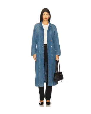 Free People MONIQUE インディゴ ダスター - サムネイル1