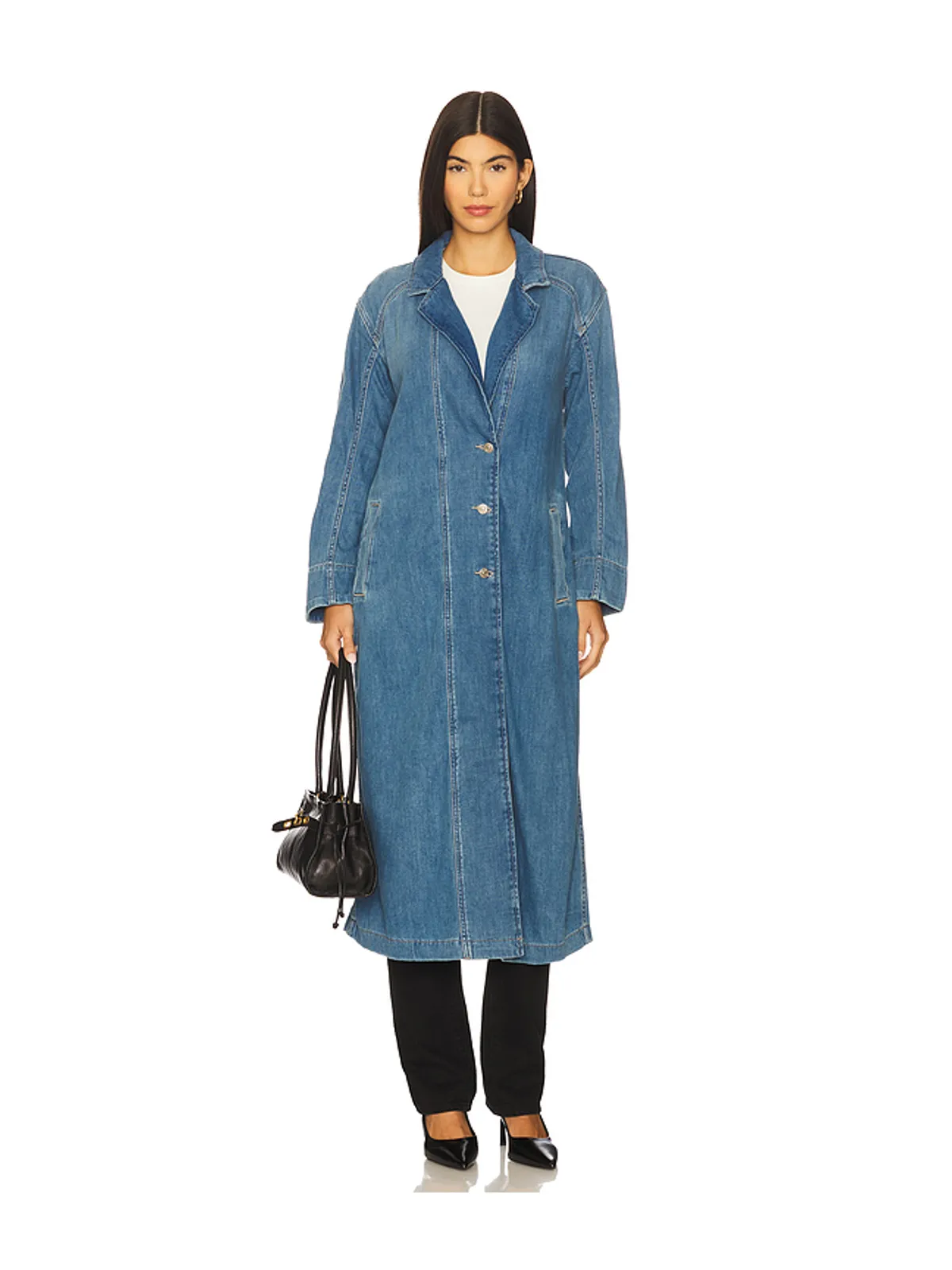 Free People MONIQUE インディゴ ダスター - 画像2