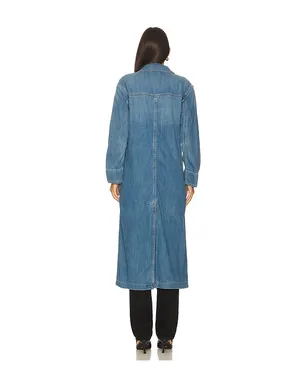Free People MONIQUE インディゴ ダスター - サムネイル4