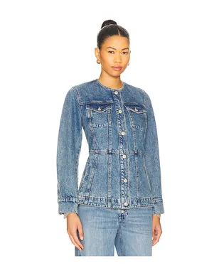 Free People LULA デニムジャケット - サムネイル2