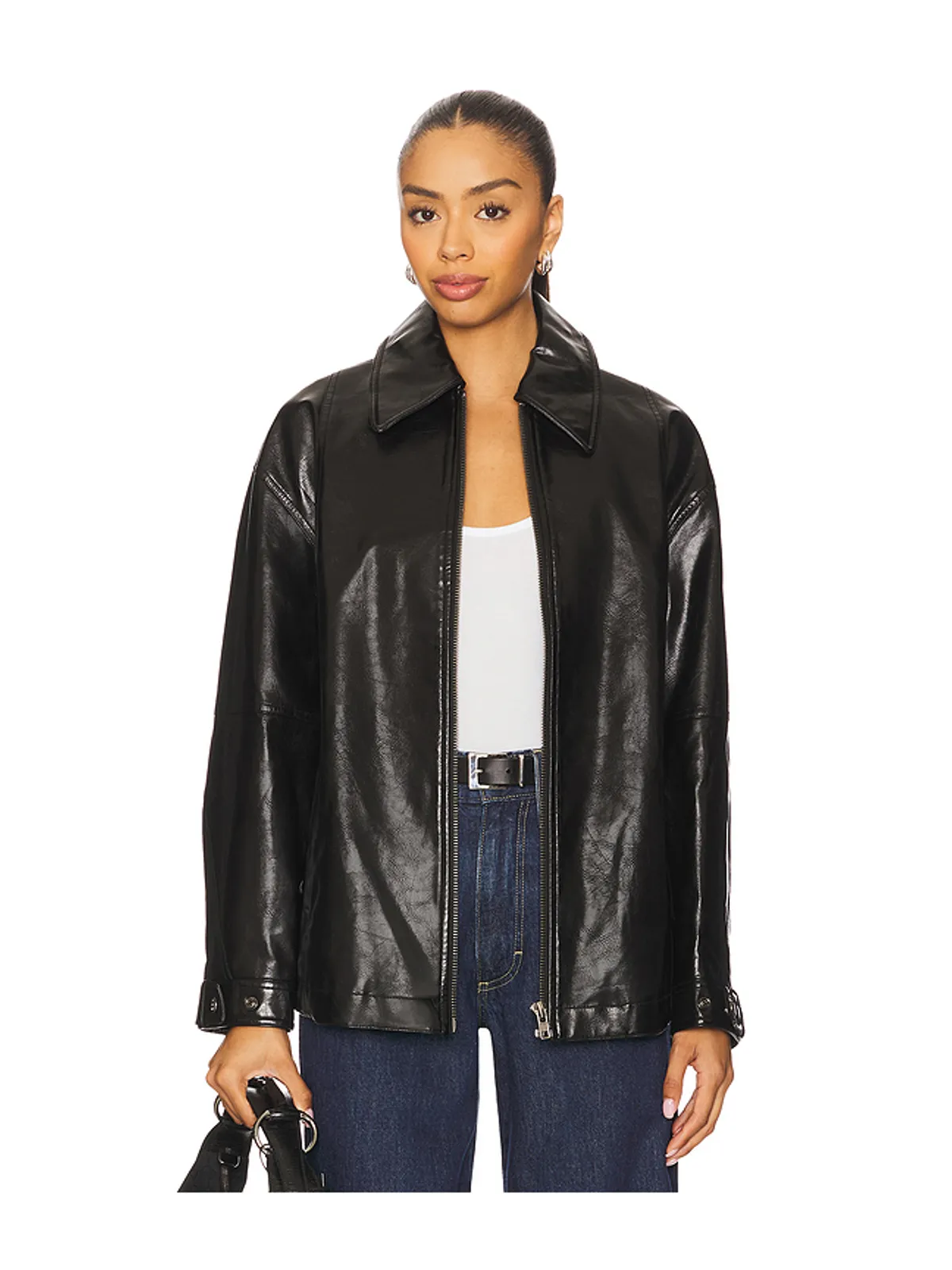 Free People SLOANE フェイクファージャケット - 画像1