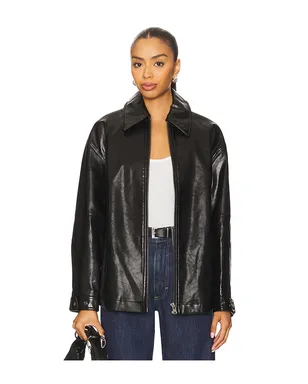 Free People SLOANE フェイクファージャケット - サムネイル1
