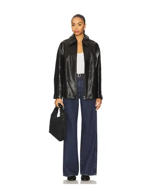 Free People SLOANE フェイクファージャケット - サムネイル4