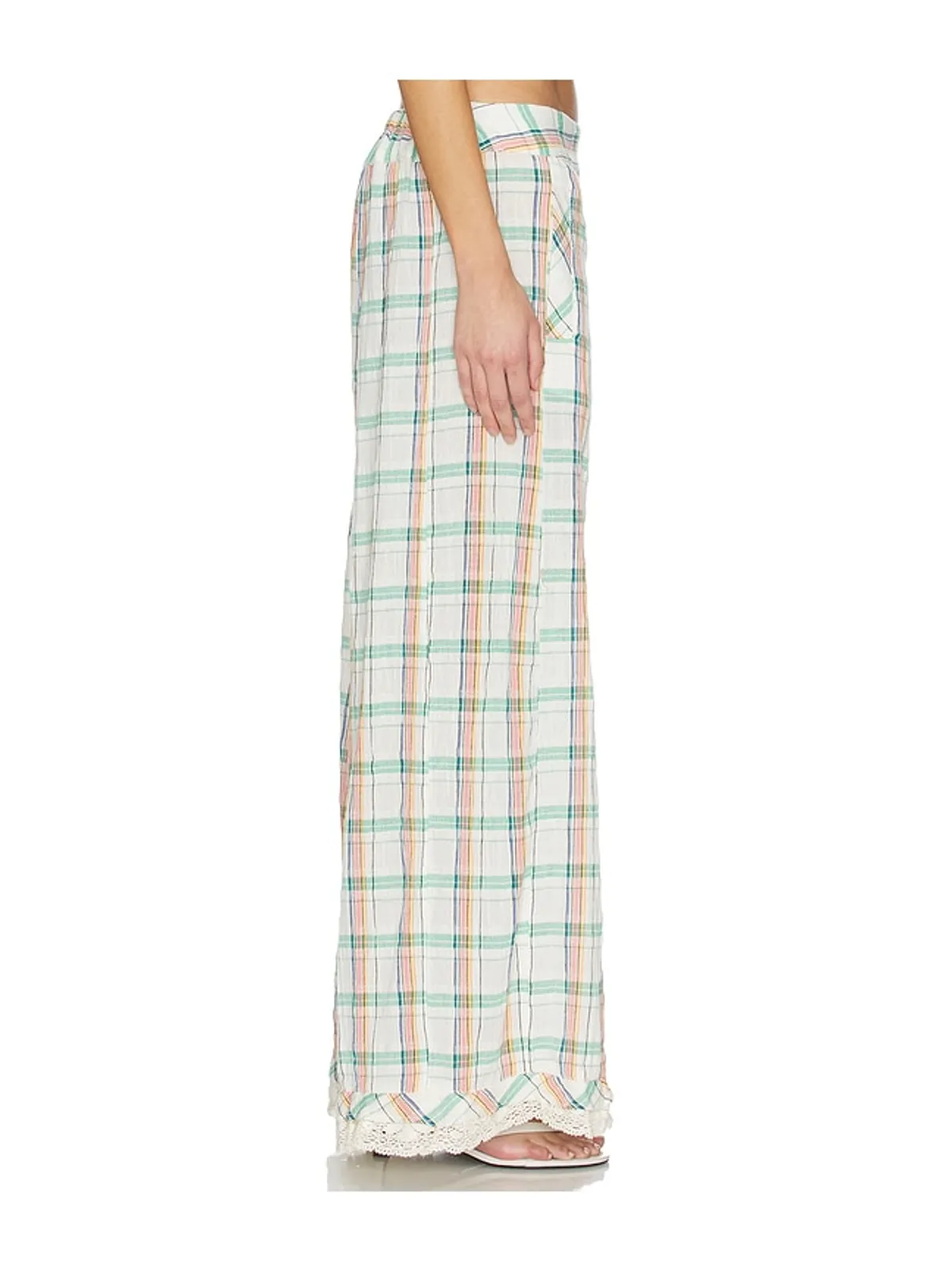 Free People FREE PEOPLE HOUR GLASS ワイドレッグパンツ - 画像4