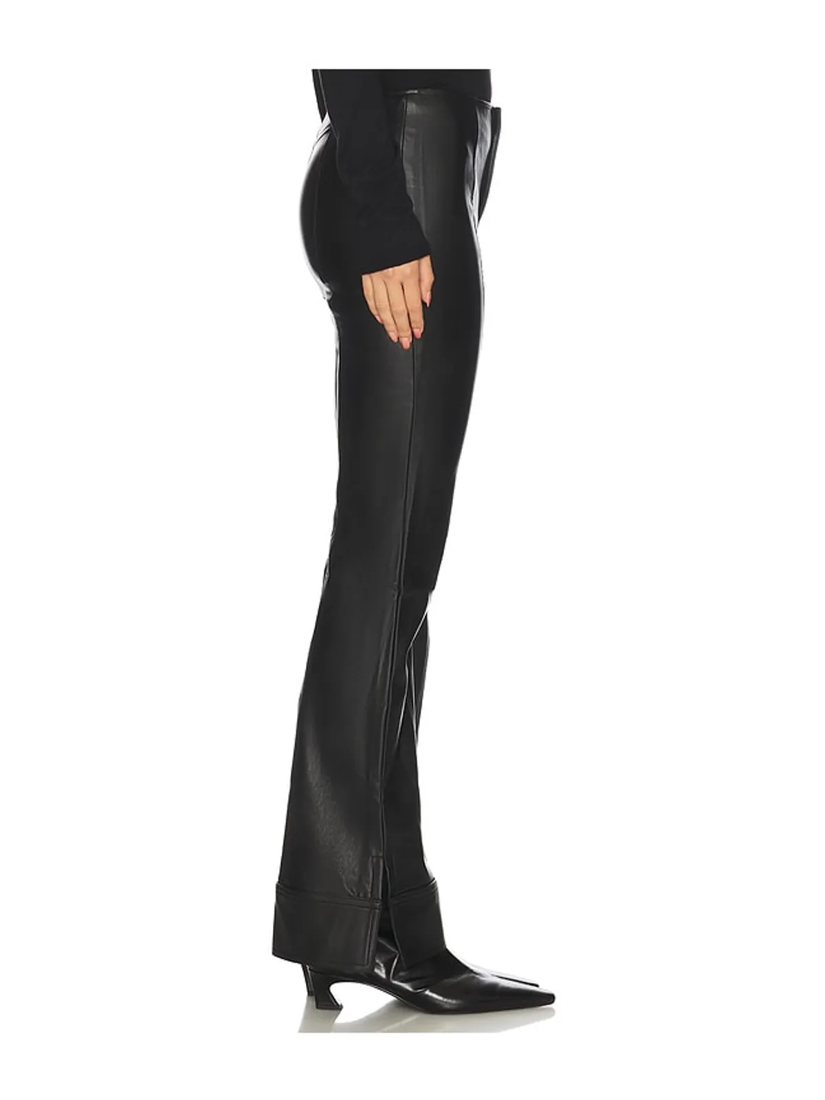 Free People GLOW UP フェイクレザーパンツ - 画像3