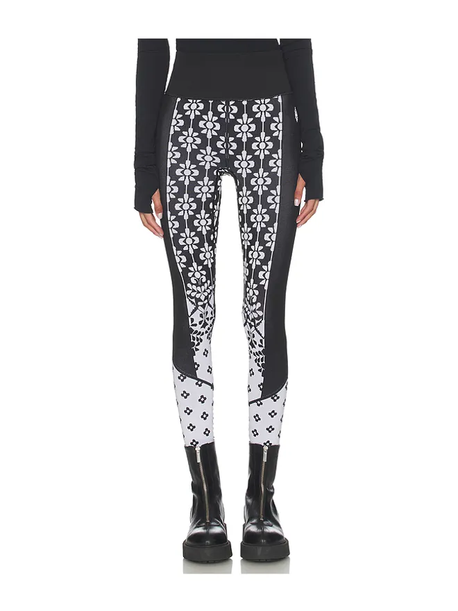 Free People Free People MYOKO レギンス - Black,White.の商品画像