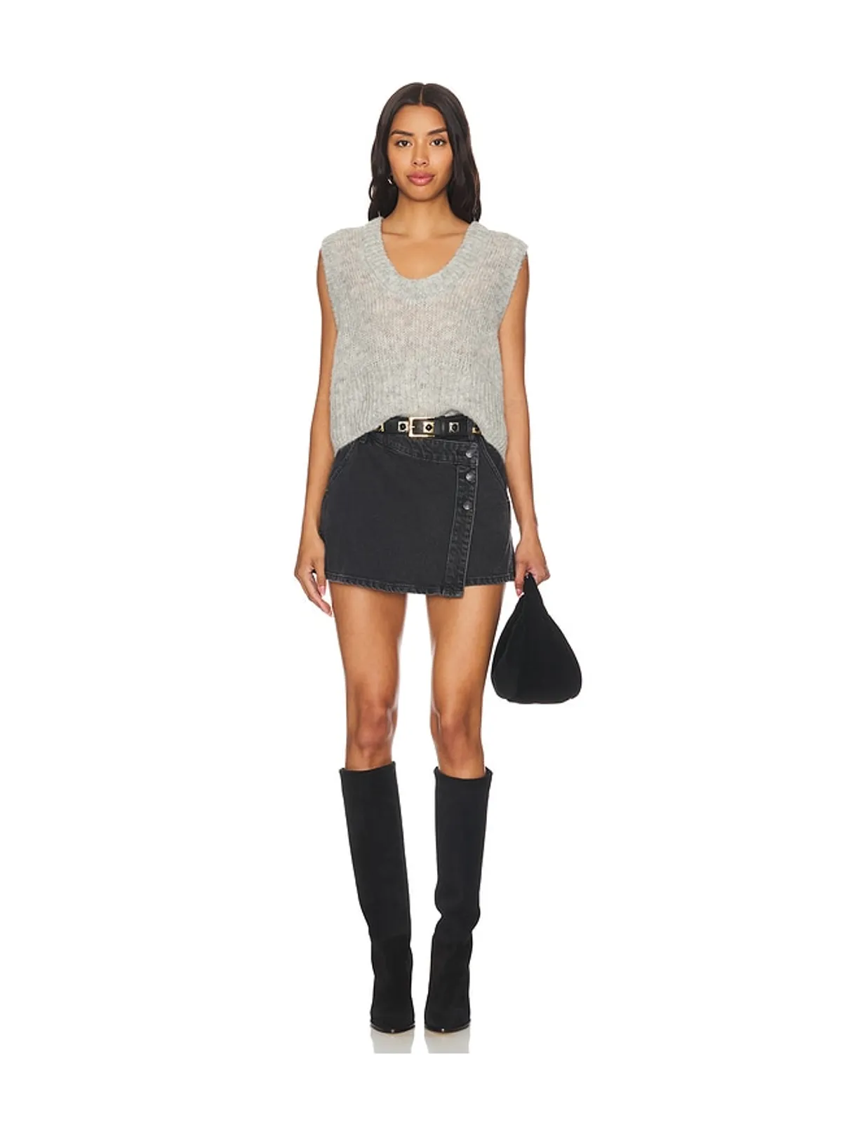 Free People FREE PEOPLE WYNNE デニムスカート - 画像4