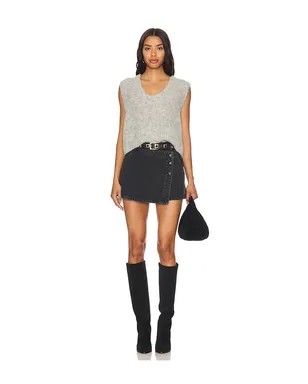 Free People FREE PEOPLE WYNNE デニムスカート - サムネイル4