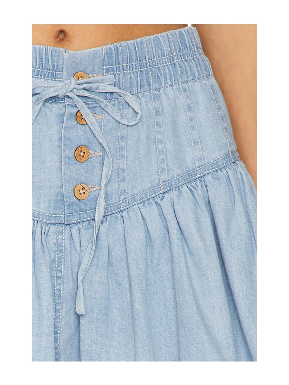 Free People WE THE FREE ROSELLE デニムミニスカート - 画像6