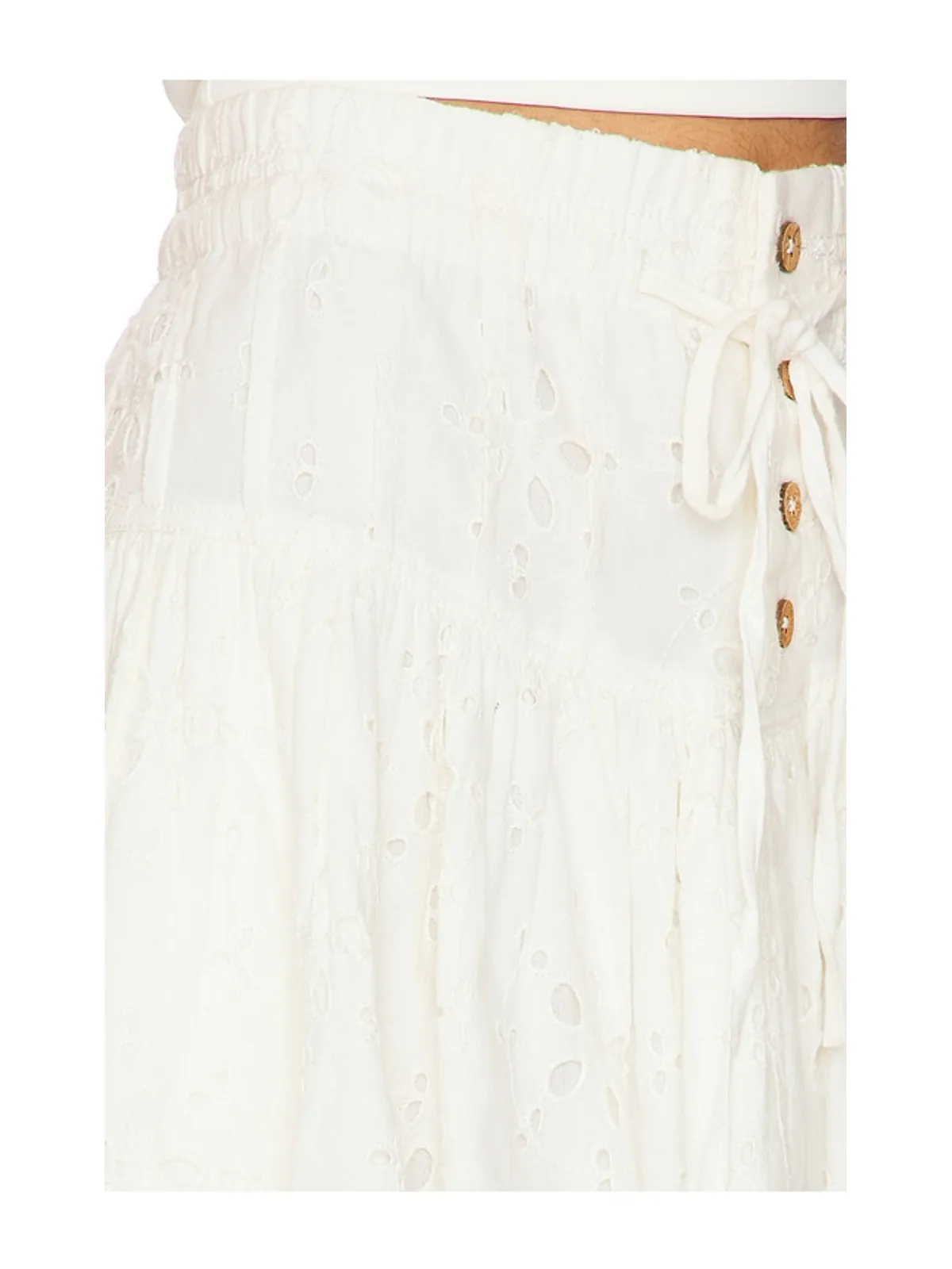 Free People FREE PEOPLE ROSELLE アイレットミニスカート - 画像6