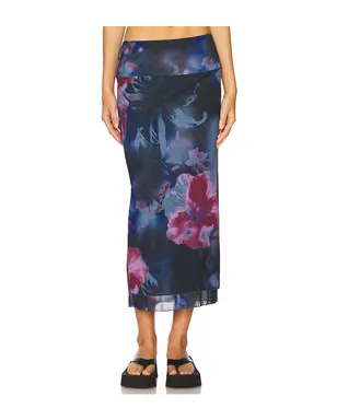 Free People SUNSET メッシュマキシスカート - サムネイル1