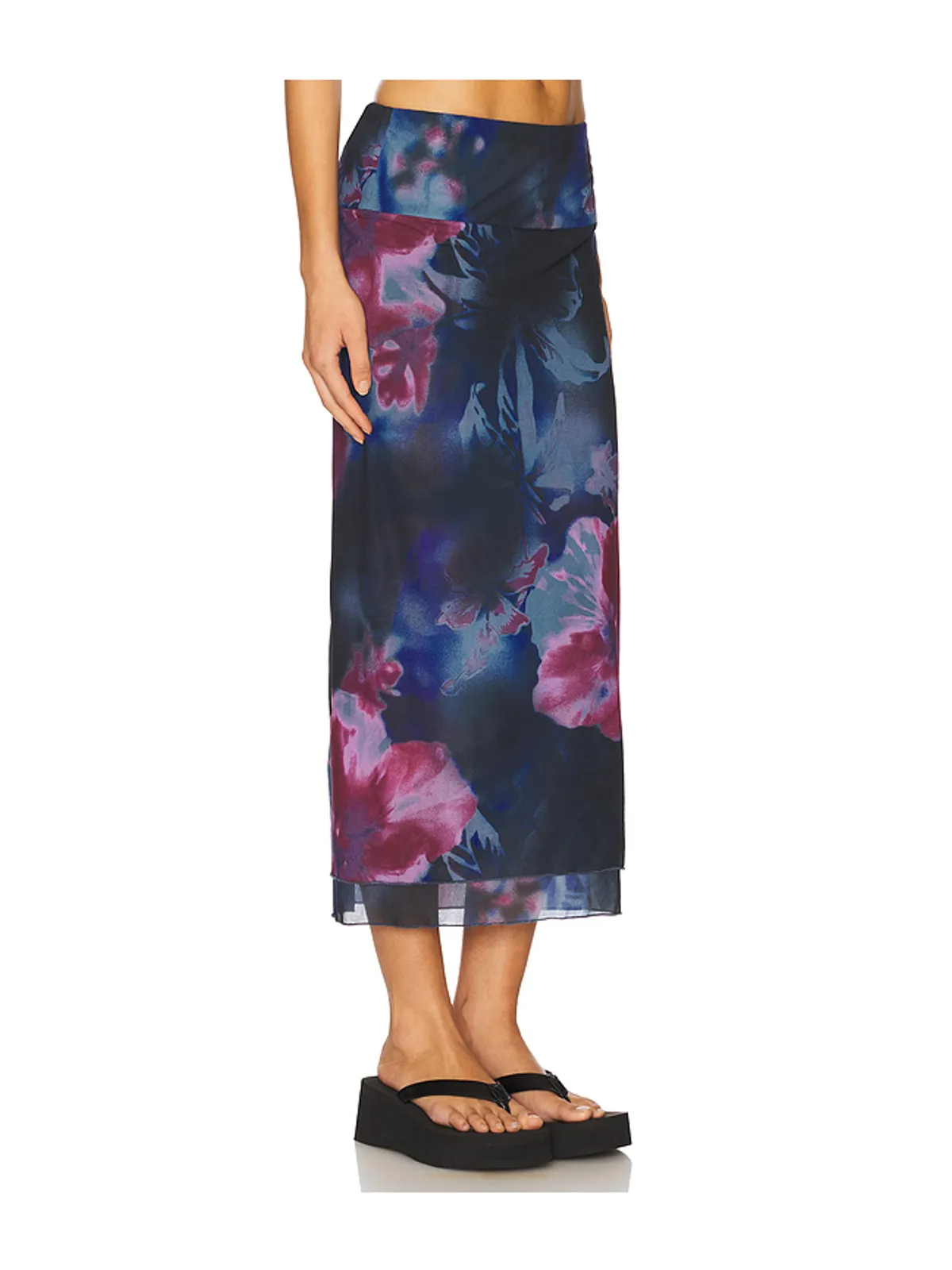 Free People SUNSET メッシュマキシスカート - 画像2