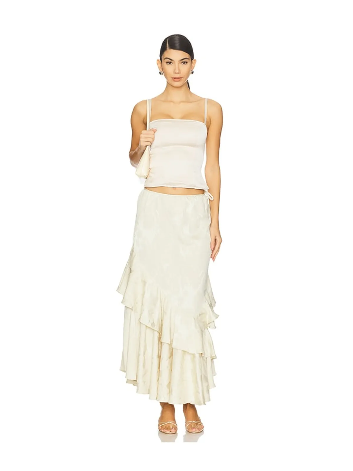 Free People AUTUMN PROMENADE マキシスカート - 画像5
