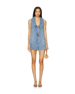 Free People FREE PEOPLE DOVER デニムプレイスーツ - サムネイル1