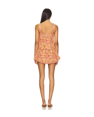 Free People ELLIA プリント入りセット - Orange,Coral. - サムネイル4