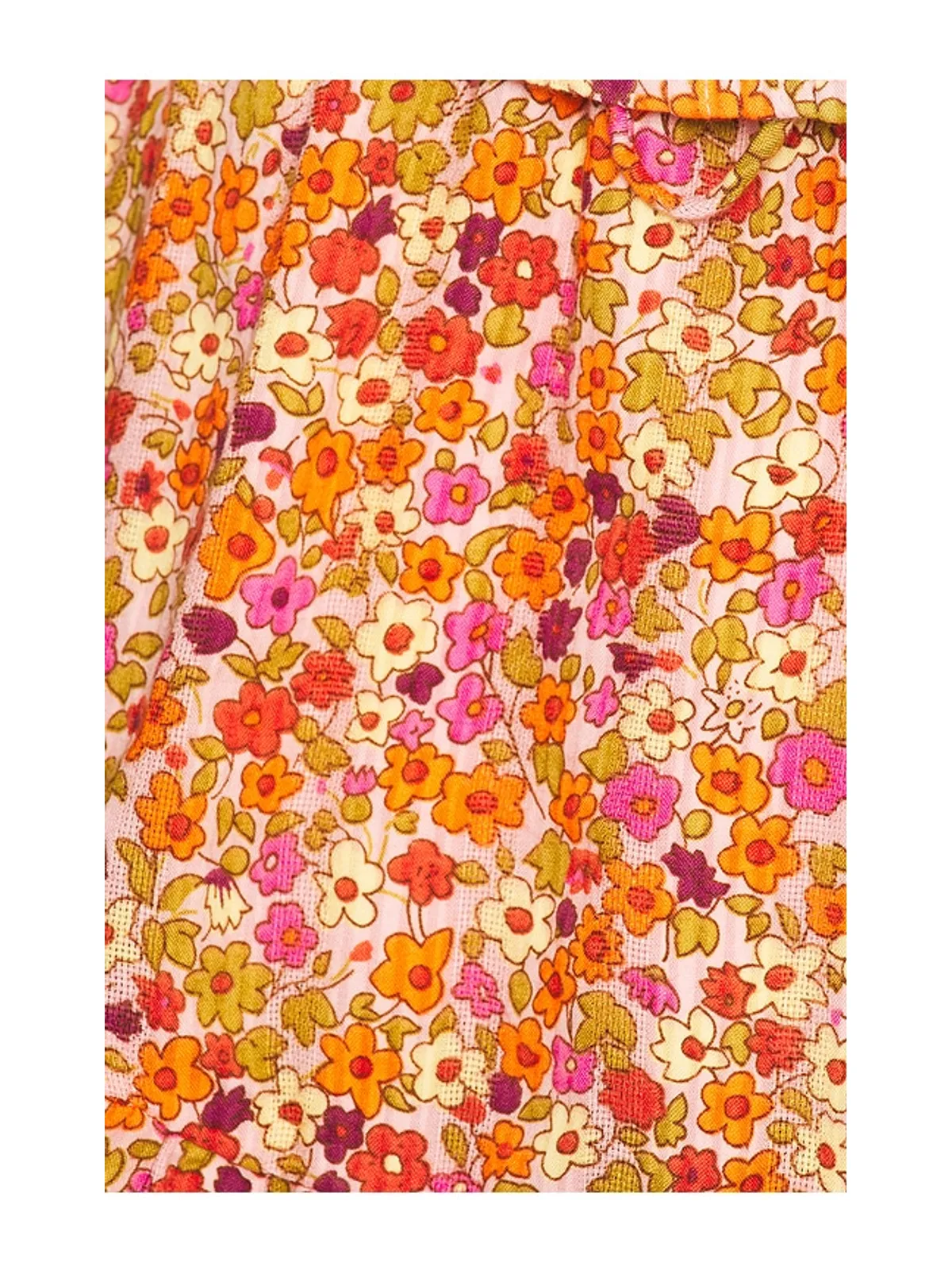 Free People ELLIA プリント入りセット - Orange,Coral. - 画像5