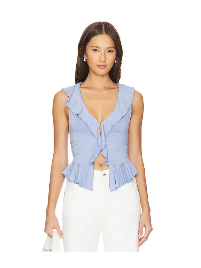 Free People Free People FREE PEOPLE RUFFLE ME AWAY タンクトップの商品画像