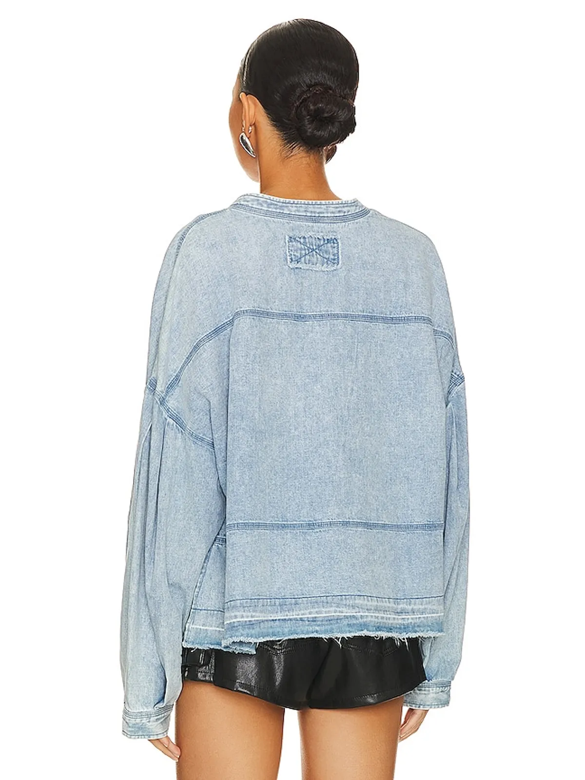 Free People WE THE FREE JUDE デニムプルオーバー - 画像3