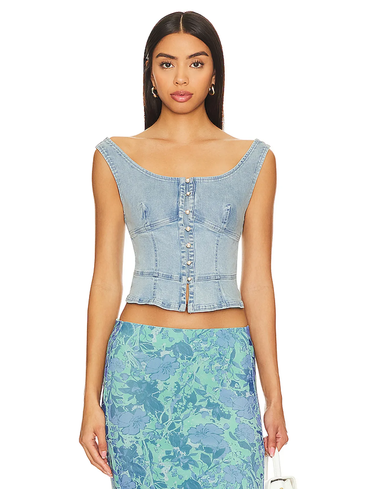 Free People FREE PEOPLE SALLY コルセットトップ - 画像1