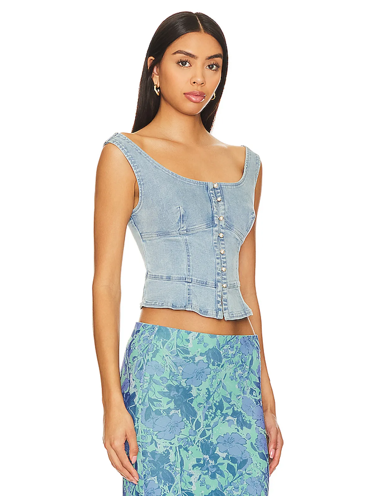 Free People FREE PEOPLE SALLY コルセットトップ - 画像2