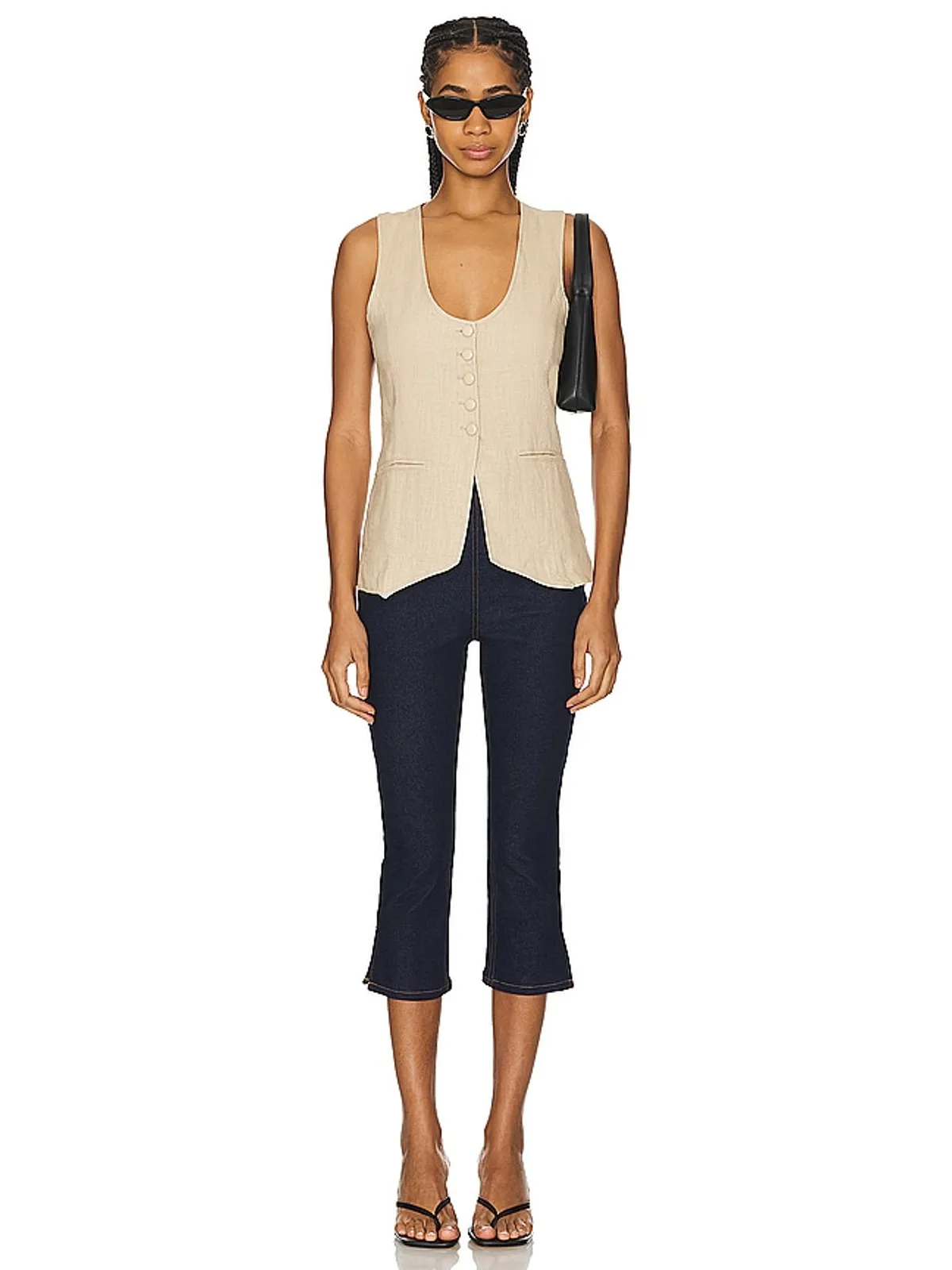 Free People FREE PEOPLE MILLIE ベスト - 画像4