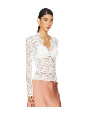 Free People INTIMATELY FP ALL DAY LONG レース長袖トップ - サムネイル2