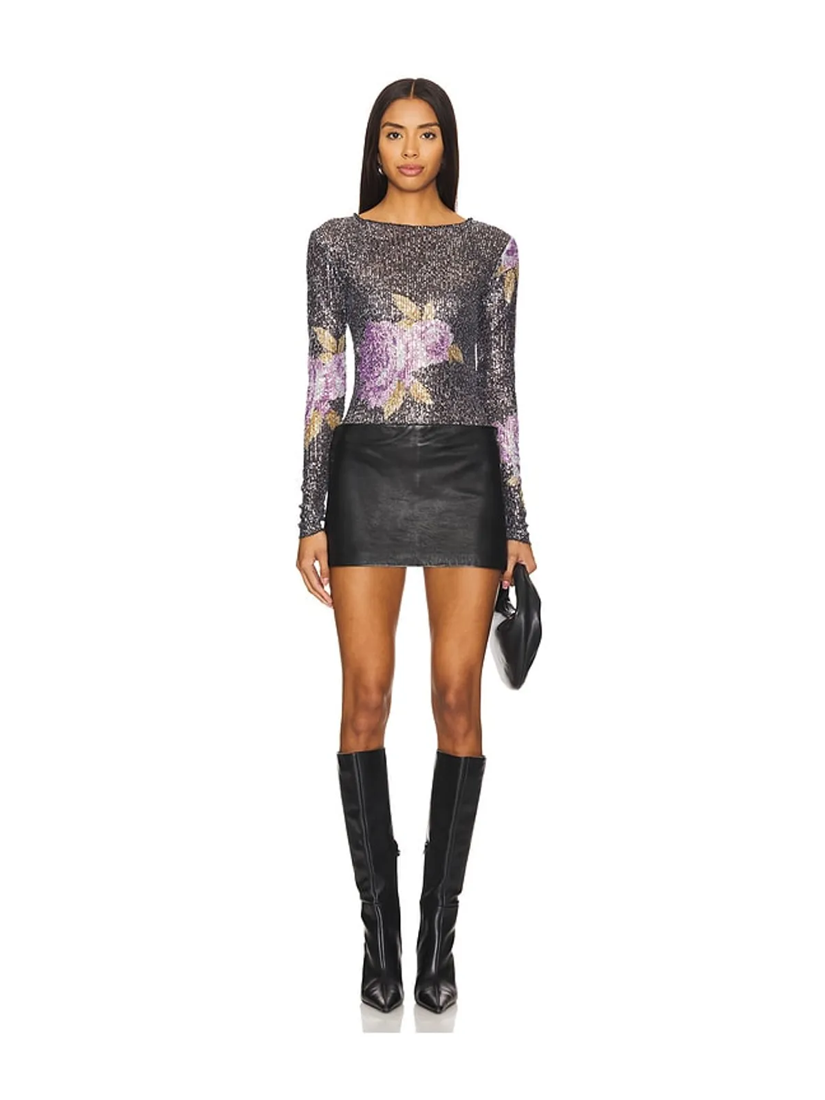 Free People PRINTED GOLD RUSH 長袖 - 画像4