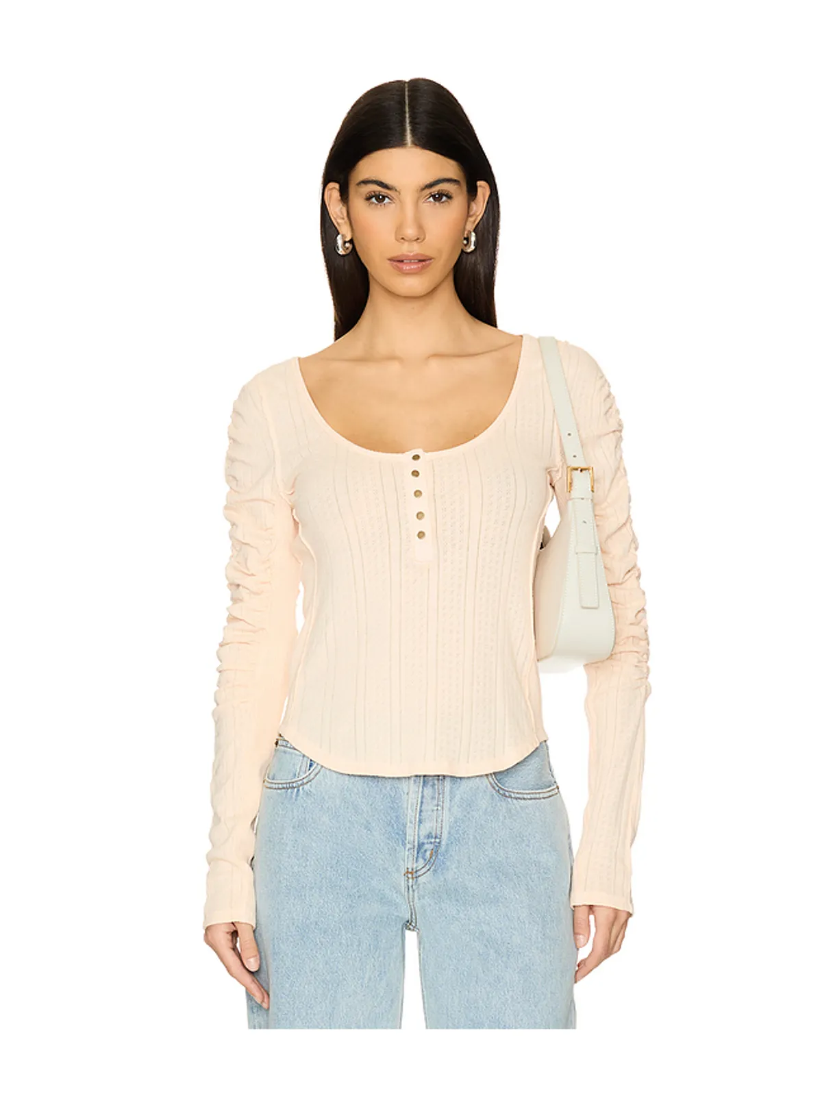 Free People HOPE ヘンリートップ - 画像2