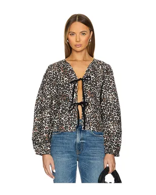 Free People FREE PEOPLE PRINTED BRUNCH BABE トップ - サムネイル1