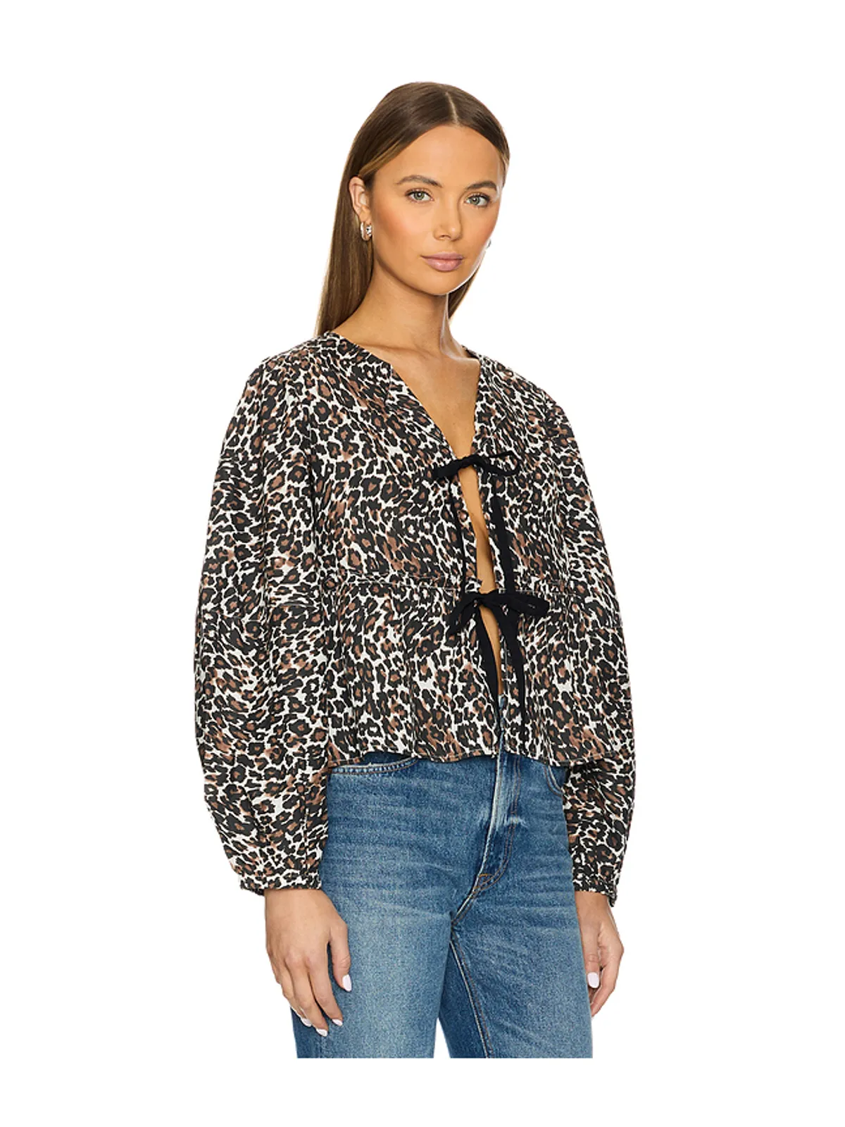 Free People FREE PEOPLE PRINTED BRUNCH BABE トップ - 画像2