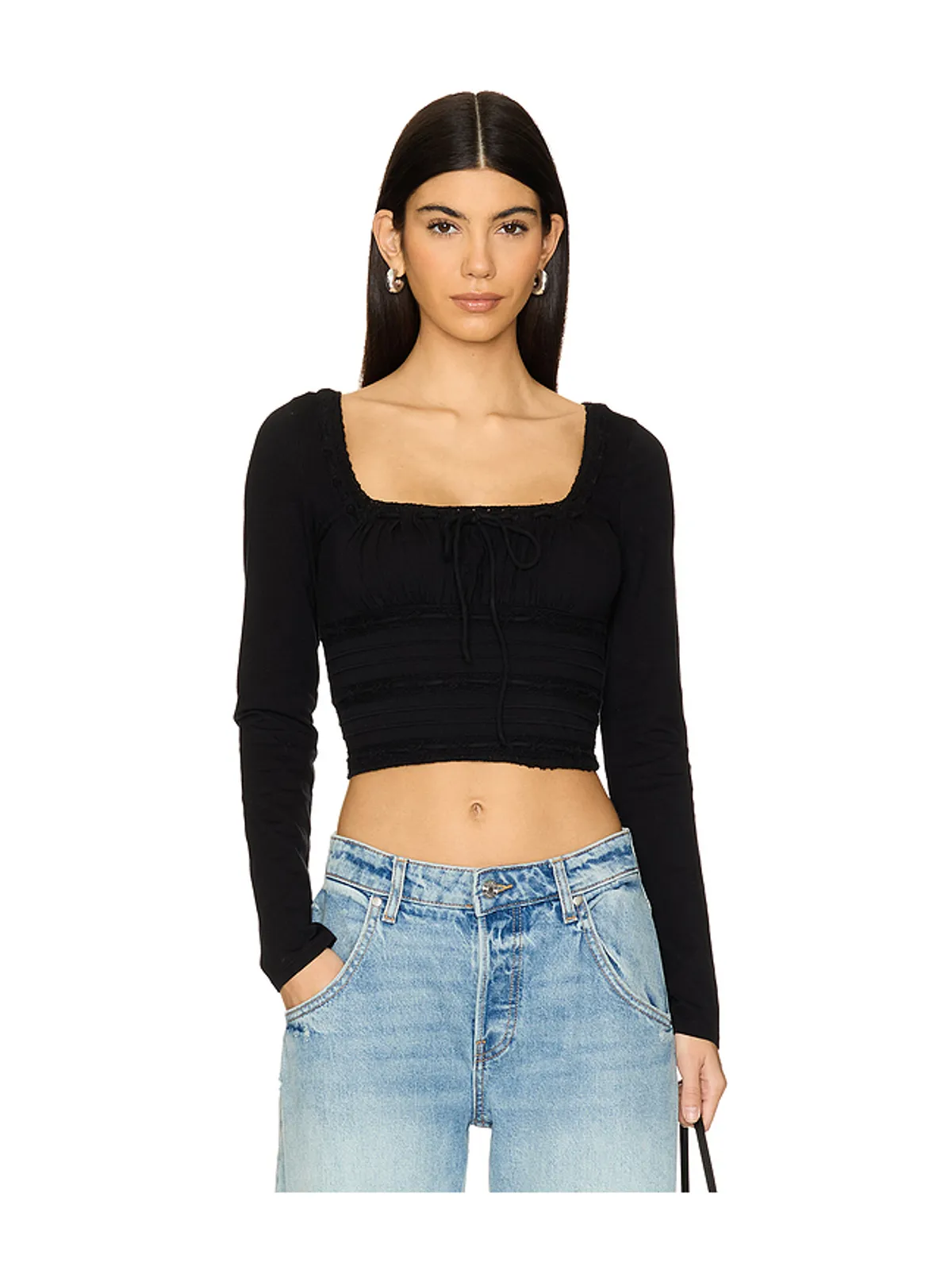 Free People SCARLET スモック長袖 - 画像1