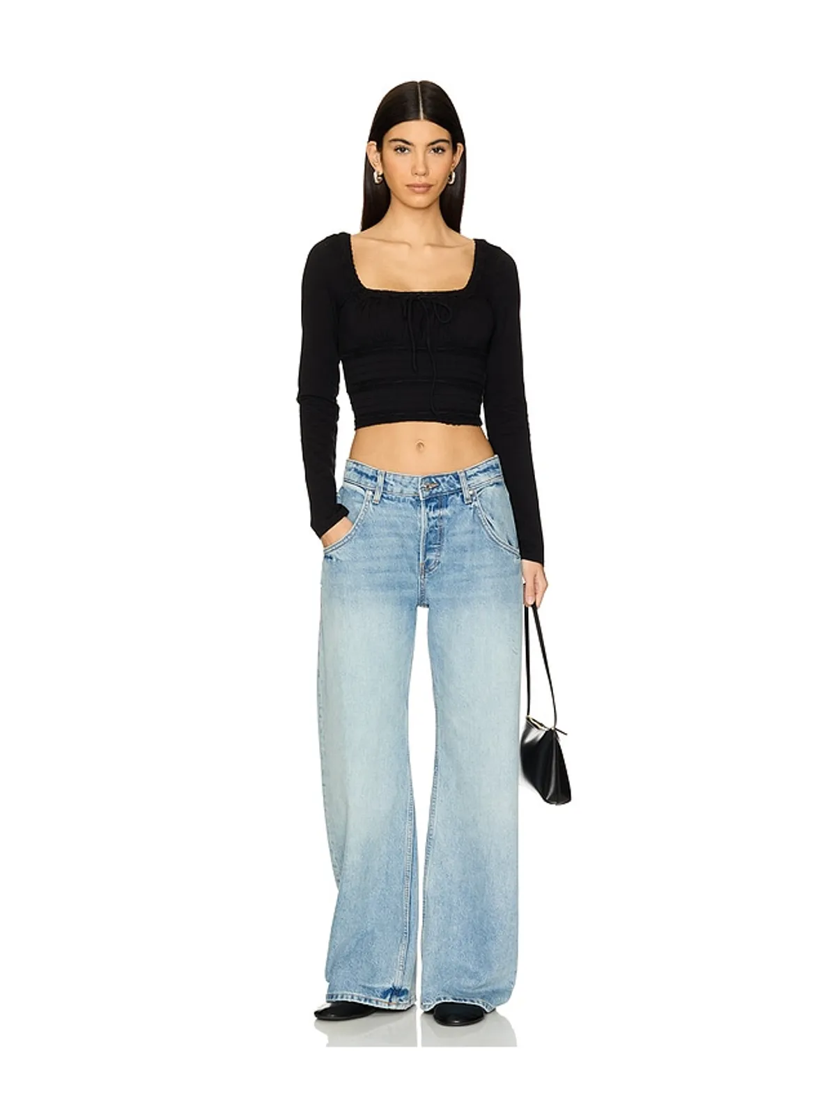 Free People SCARLET スモック長袖 - 画像4