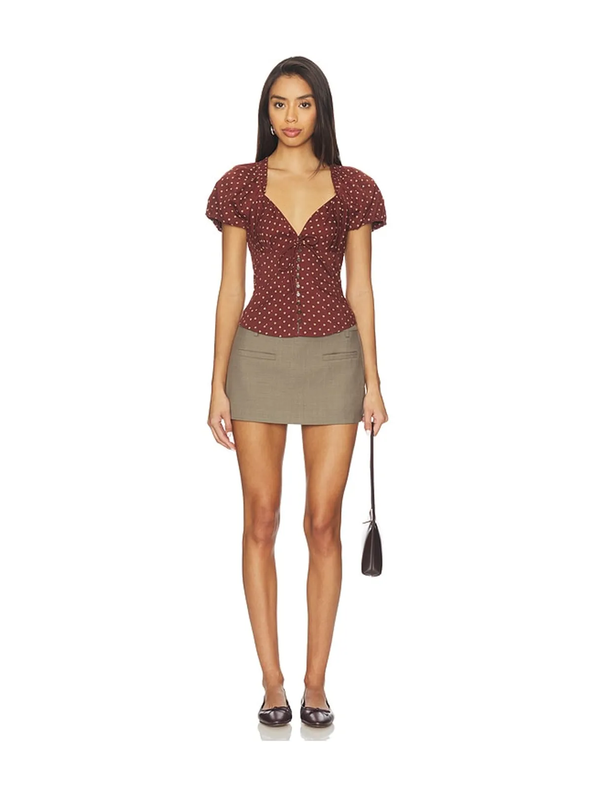 Free People SUMMER プリント入りブラウス - 画像4