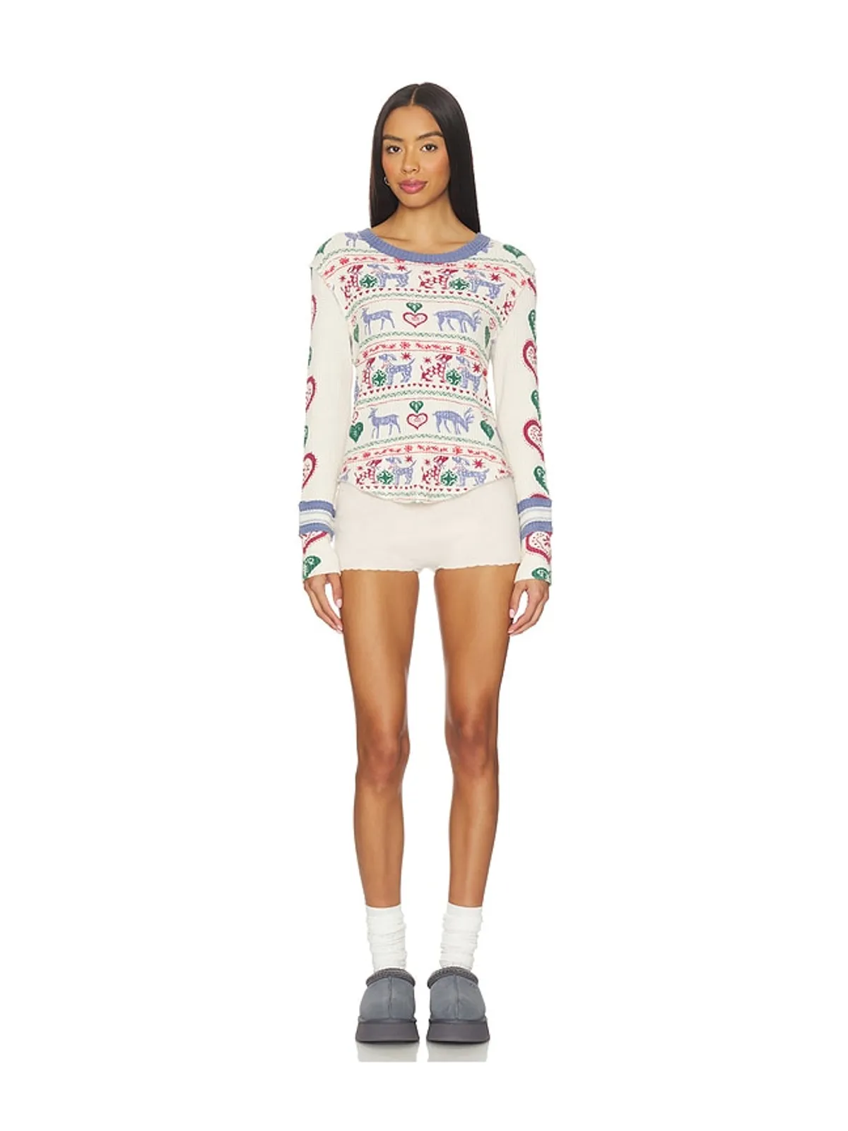 Free People BLISSFUL レイヤリングTシャツ - 画像4