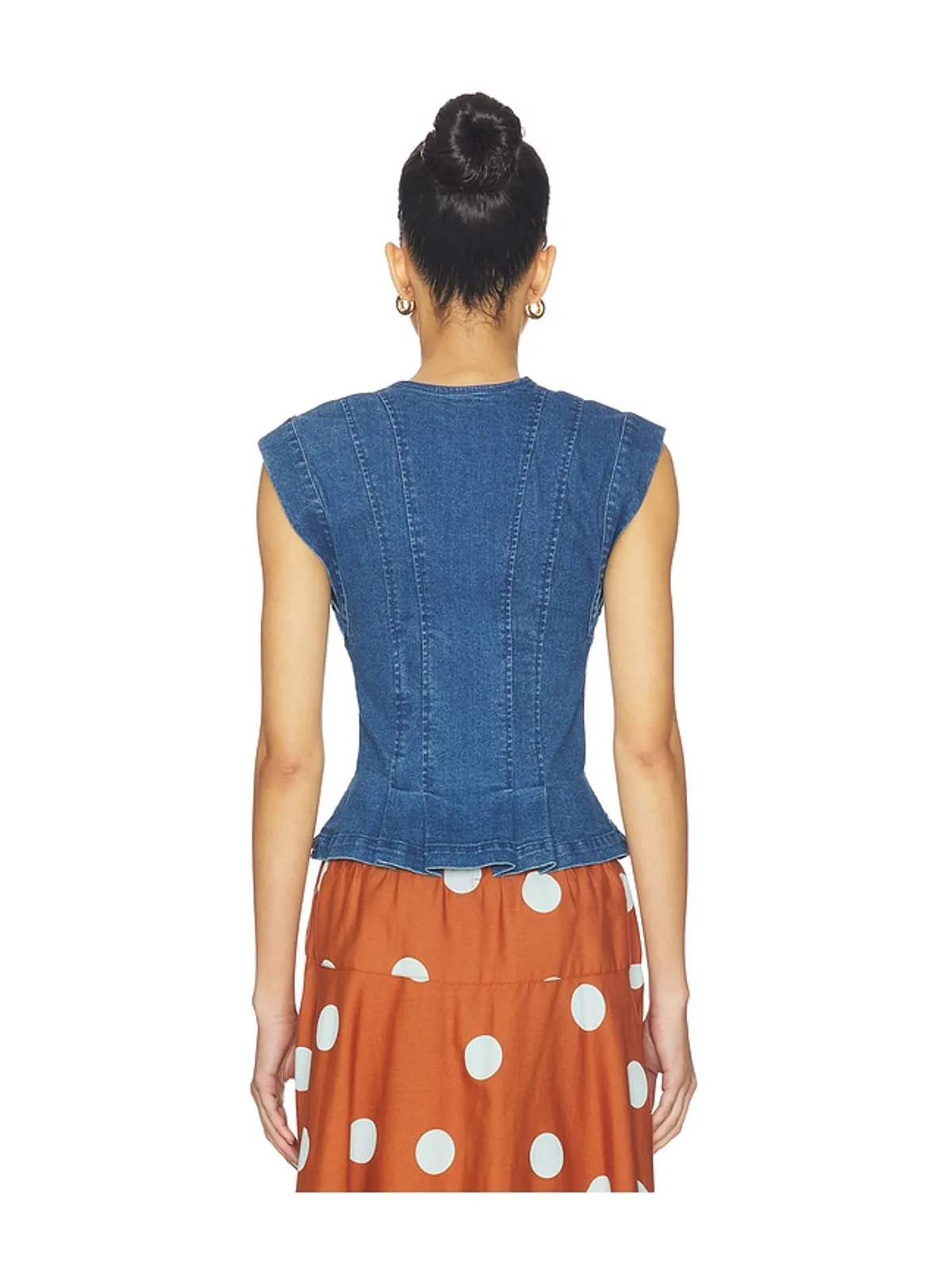 Free People DYLAN デニムベスト - 画像3