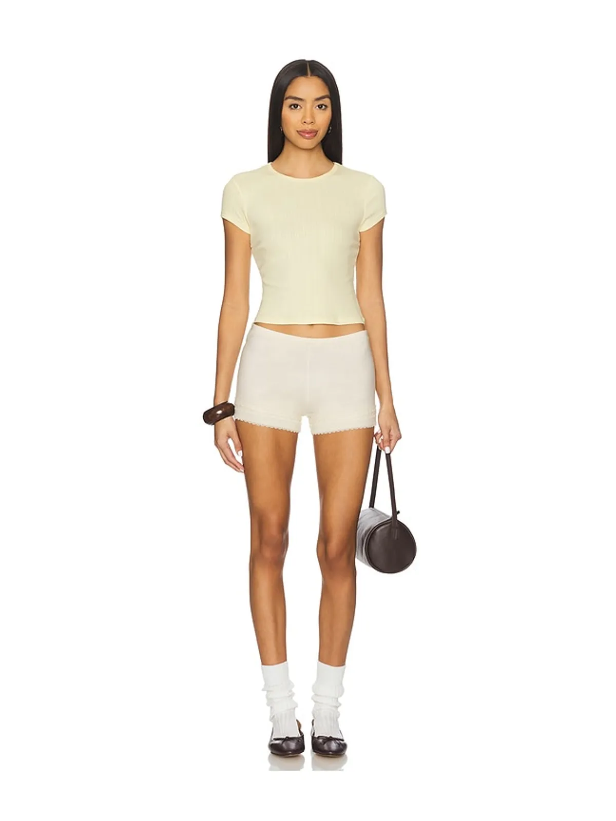 Free People WAIT A MINUTE ベイビーTシャツ - 画像4