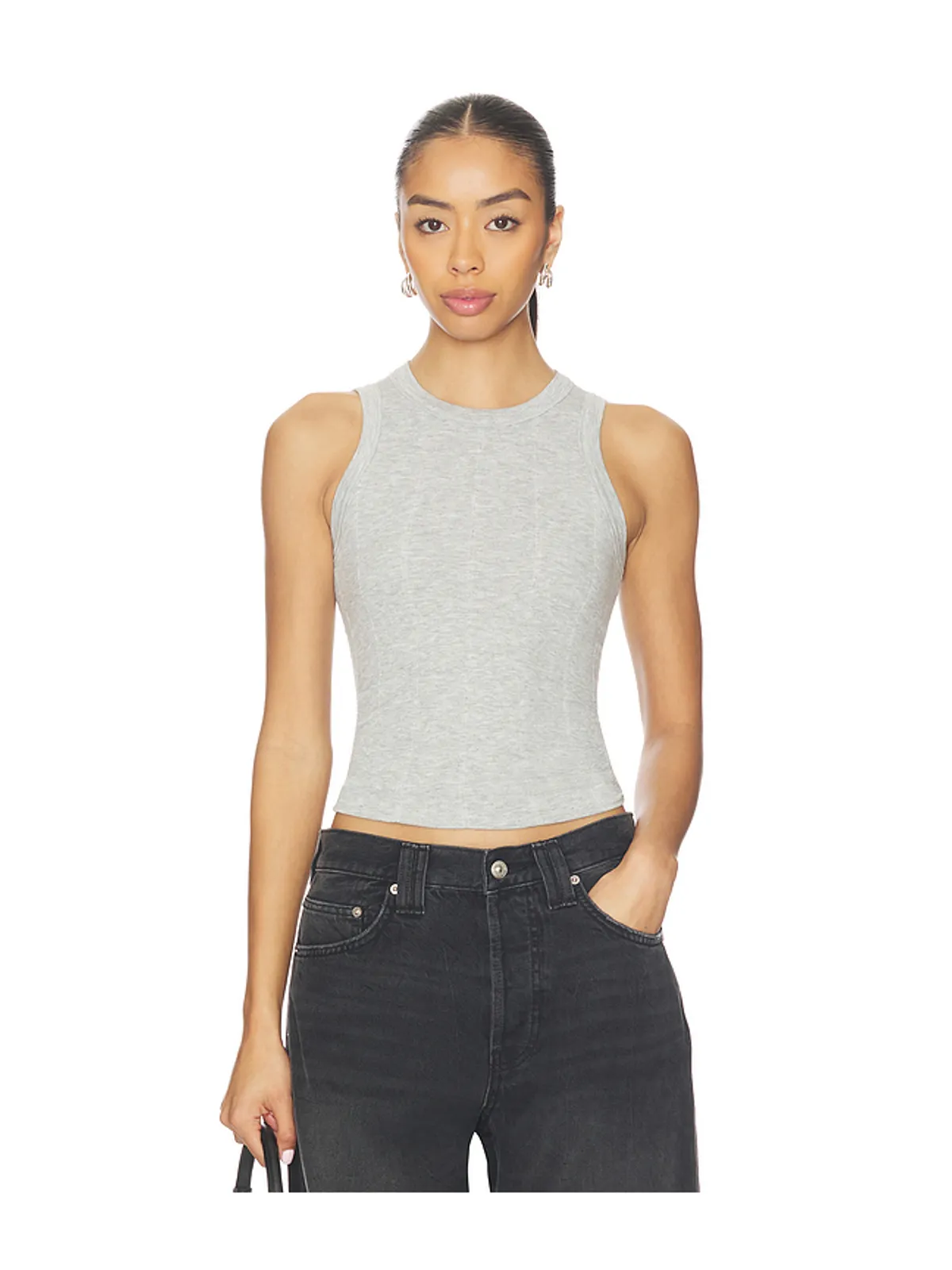 Free People SO SOFT シームレスモダールタンクトップ - 画像1