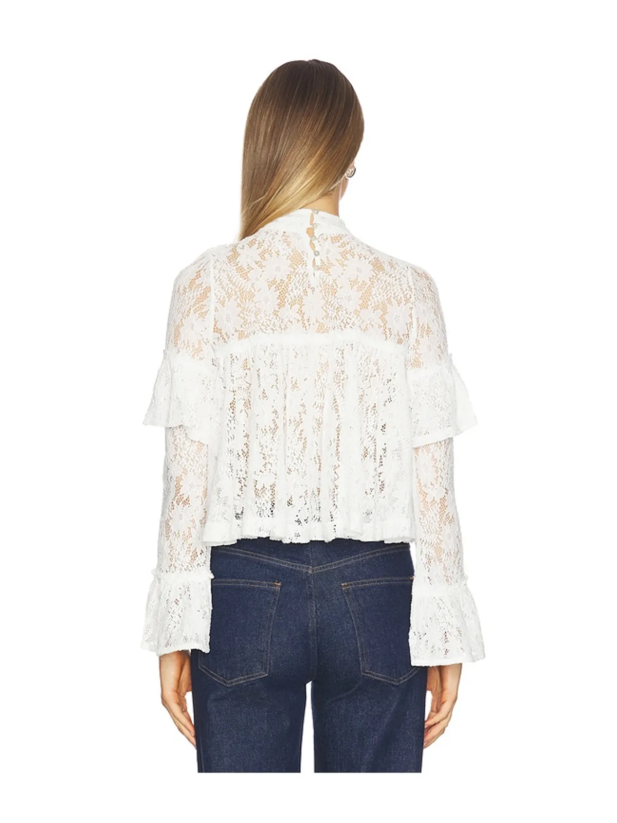 Free People LILABETH レーストップス - 画像3